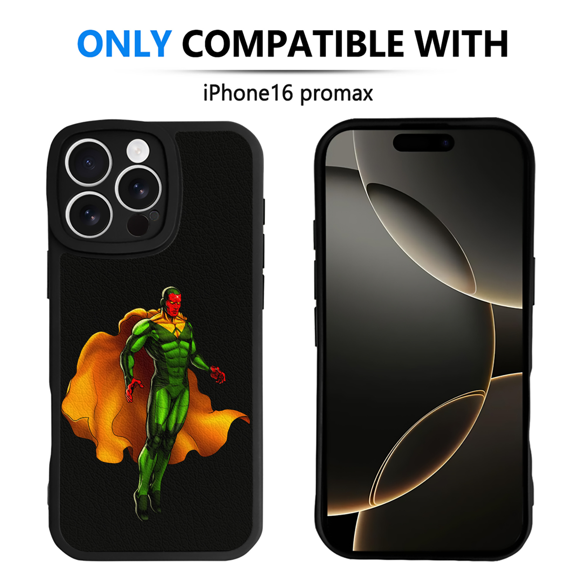 （画像用） アベンジャーズ The Avengers 【iPhone 16シリーズ対応】シリコンスマホケース（レザー調） 材質：シリコン